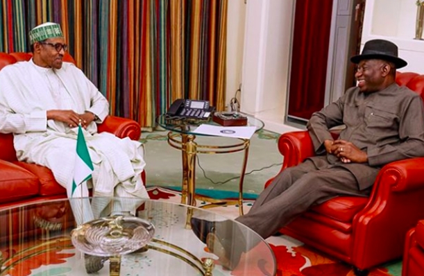 Ex-President Jonathan, Buhari in Closed-Door Meeting