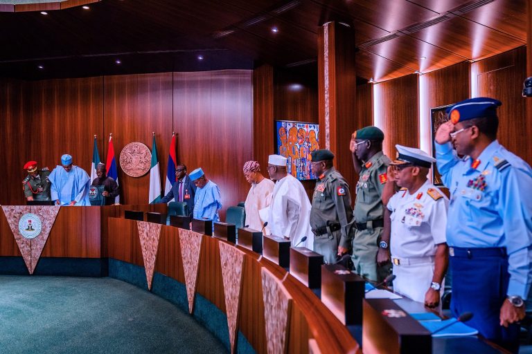 Again, Buhari Meets With Security Chiefs, Wants Immediate end to Insecurity
