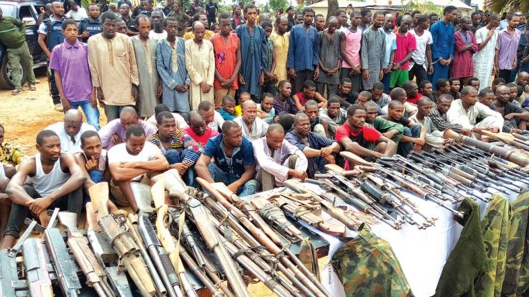 Police Uncover Arm Concealment Method by ‘Criminals’, Parade Sixty Suspects