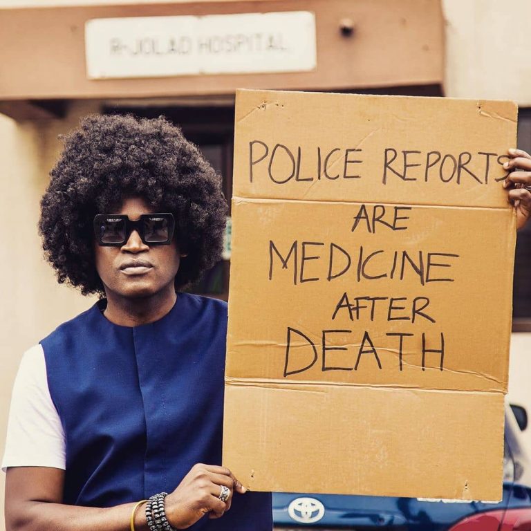 #AfroHeadWithASign: ‘Police Reports are Medicine after Death’ – Ibejii