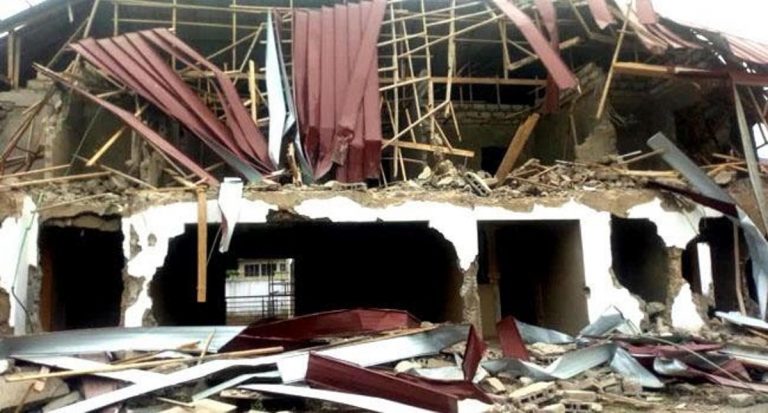 Ghana Vows To Identify And Punish Those Who Demolished Nigeria’s High Commission in Accra