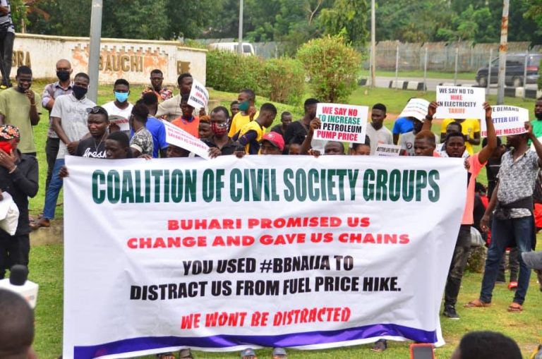 Fuel price hike: Protesters take over Abuja streets