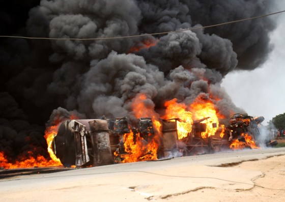 Petrol tanker explosion kills six, destroys 30 houses in Kwara