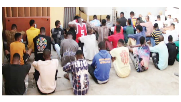 37 internet fraud suspects arrested in Ekiti