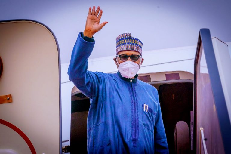 Buhari departs Abuja for Equatorial Guinea for AU Extra-Ordinary Summit