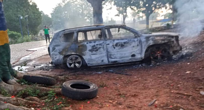 Another Police station burnt by mob in Anambra