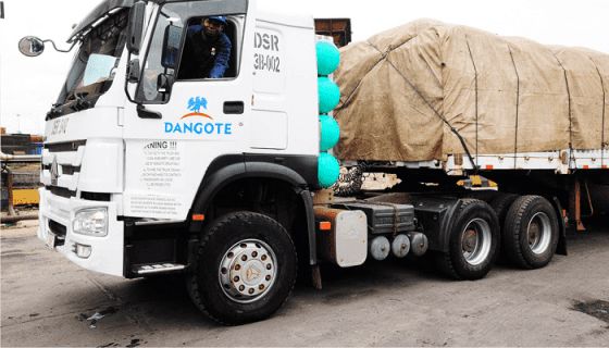 Dangote truck intercepted with 600 bags of smuggled rice