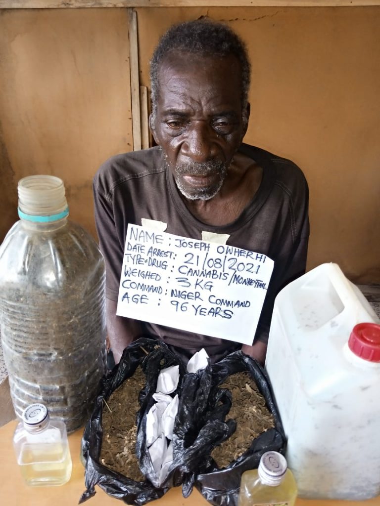 96-year-old former soldier, trans-border drug traffickers arrested in Niger, Adamawa