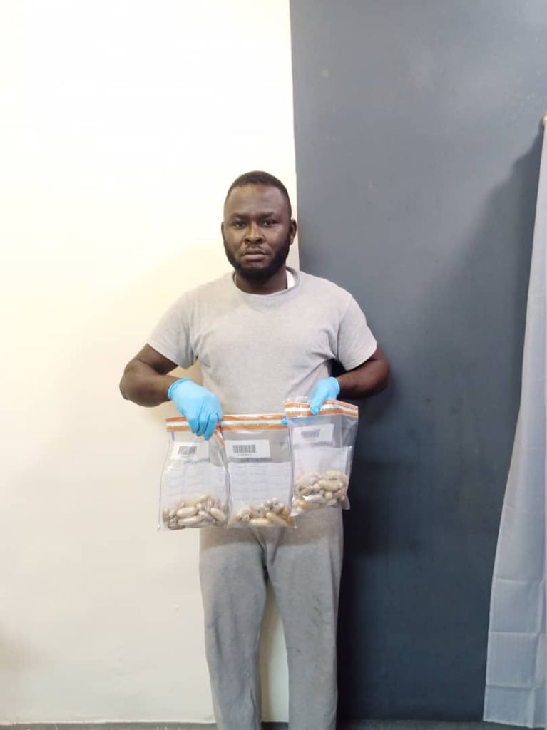 NDLEA arrests wanted drug dealer in church, another excretes 68 wraps of heroin in Lagos