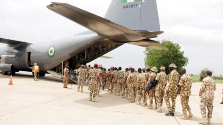 COAS launches welfare flight for troops in Borno