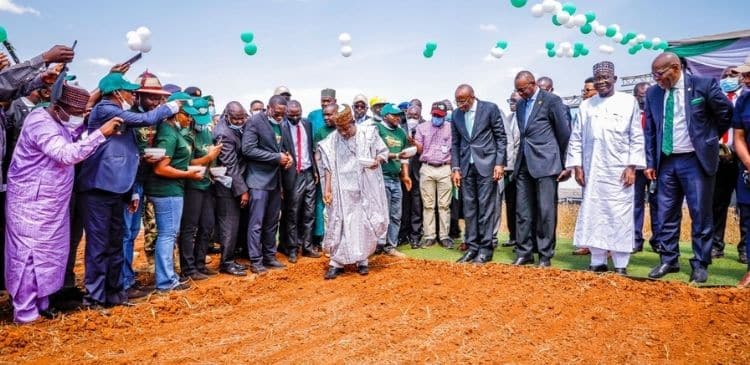 Buhari launches first commercial wheat farm in Nigeria