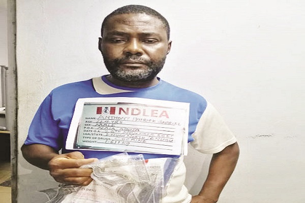 NDLEA arrests 44-year-old man who swallowed 96 wraps of cocaine at Abuja Airport