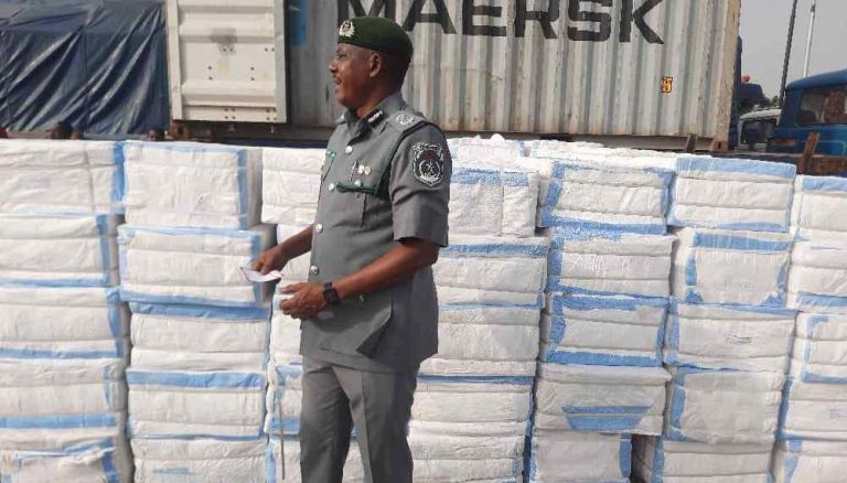 Customs intercepts tramadol worth N1.4bn concealed in adult diapers