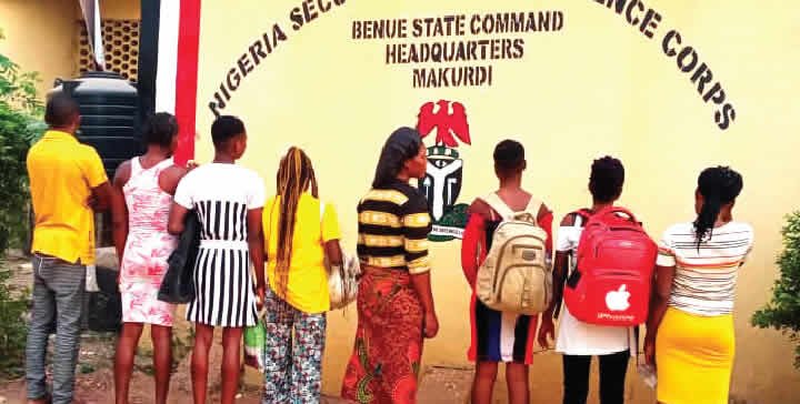 NSCDC arrests Burkina Faso-bound suspected human trafficker with six girls in Benue