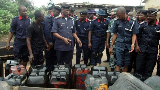 NSCDC intercepts 2 trucks carrying 90,000 litres of adulterated diesel