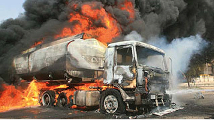 Two burnt to death in tanker explosion in Anambra