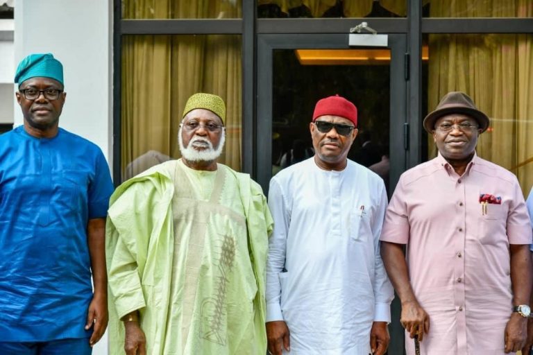 2023: Wike, 3 other govs meet with with IBB, Abdulsalami in Niger