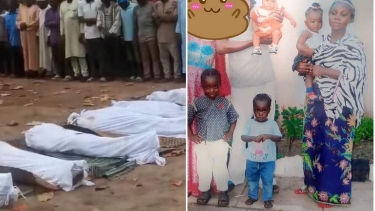 Pregnant woman, 4 children allegedly murdered by IPOB buried in Anambra