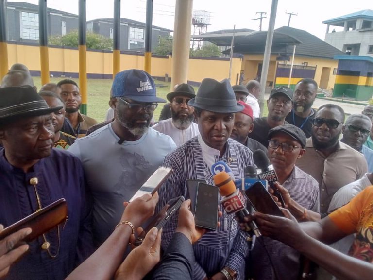Rivers gov candidates protest at police headquarters, criticize Wike of intimidation