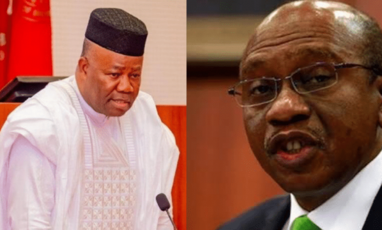 Emefiele Demands N25bn from Akpabio Over Defamation Accusations